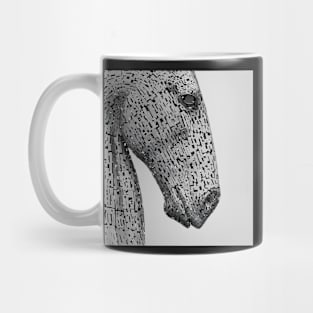 The Kelpies Sculpture in Falkirk Scotland Mug